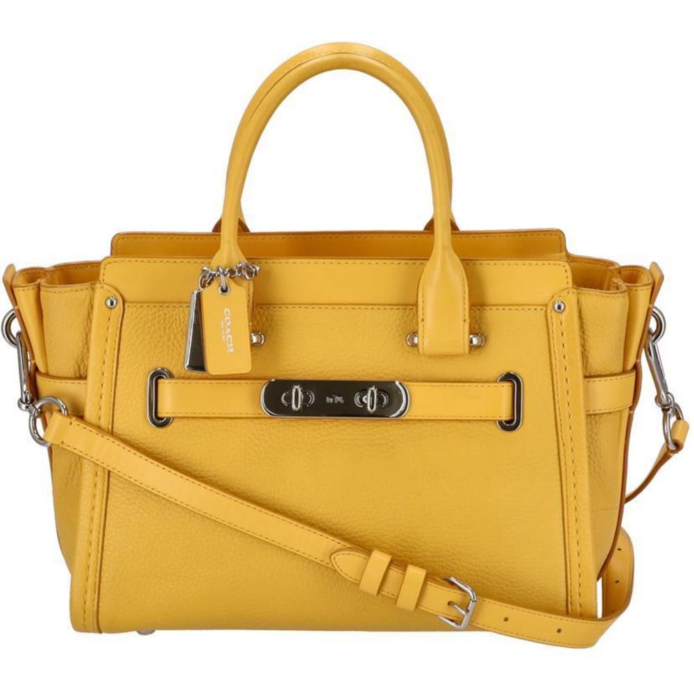 Coach Swagger 27 Pebble Leather Carryall